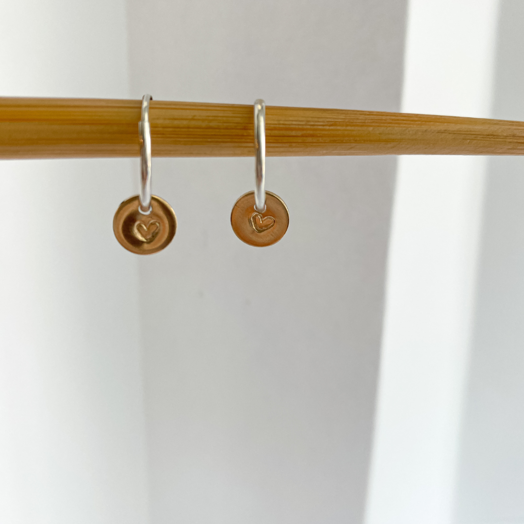 Love Hoop Earrings