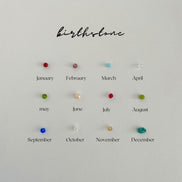 Birthstone Tiny Stud