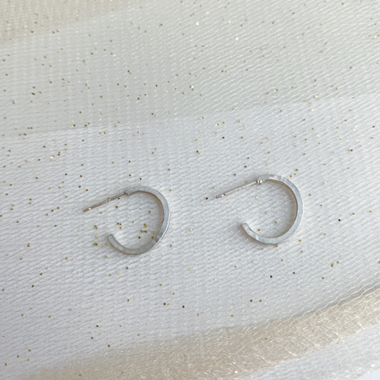 C Hoop Earrings