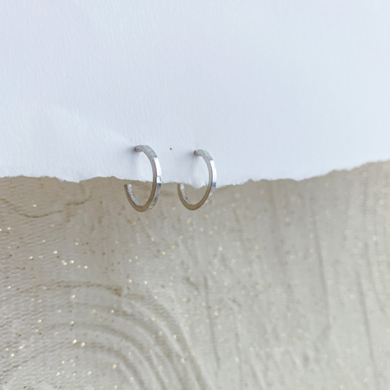 C Hoop Earrings