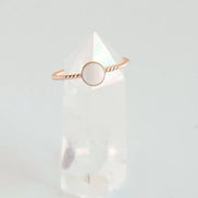 Twisted Pearl Ring