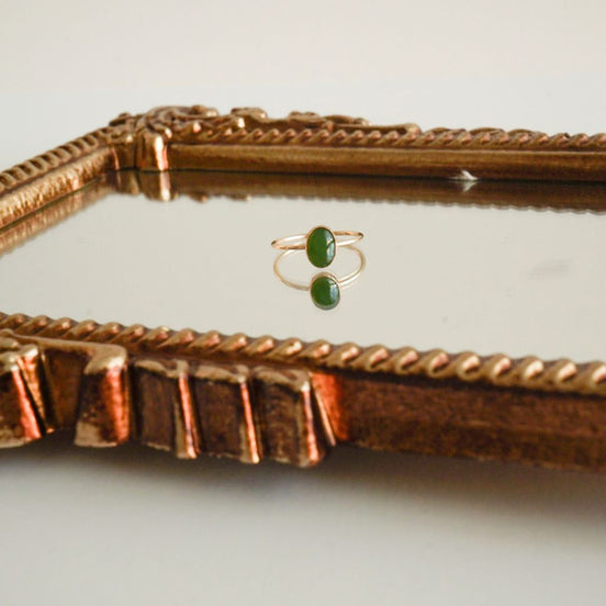 Gold/Jade Ring