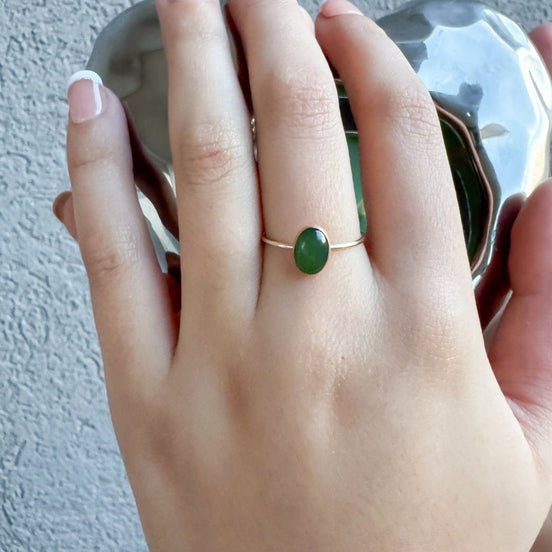 Gold/Jade Ring