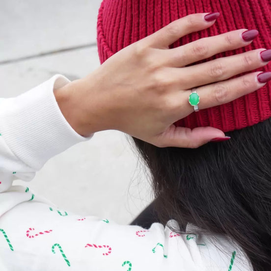 Green Onyx Ring