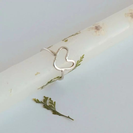 Heart Silver Ring