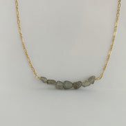 Labradorite Bar Necklace