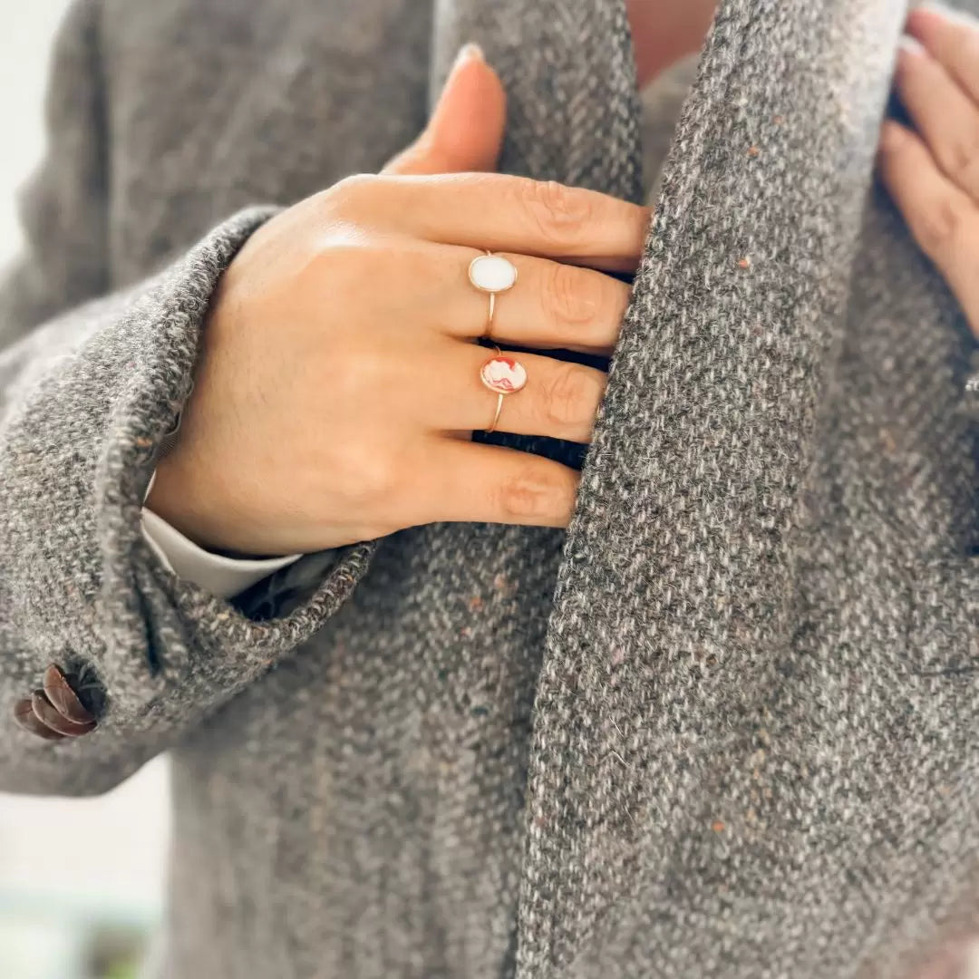 Mini Cameos Ring