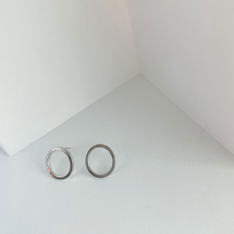 Oval Stud Earrings