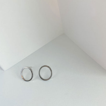 Oval Stud Earrings