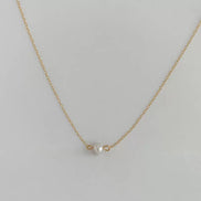 Tiny Pearl Necklace