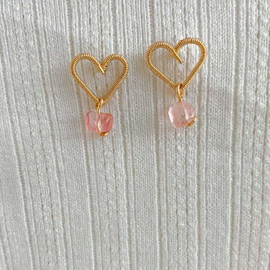Spiral Hearts Earrings