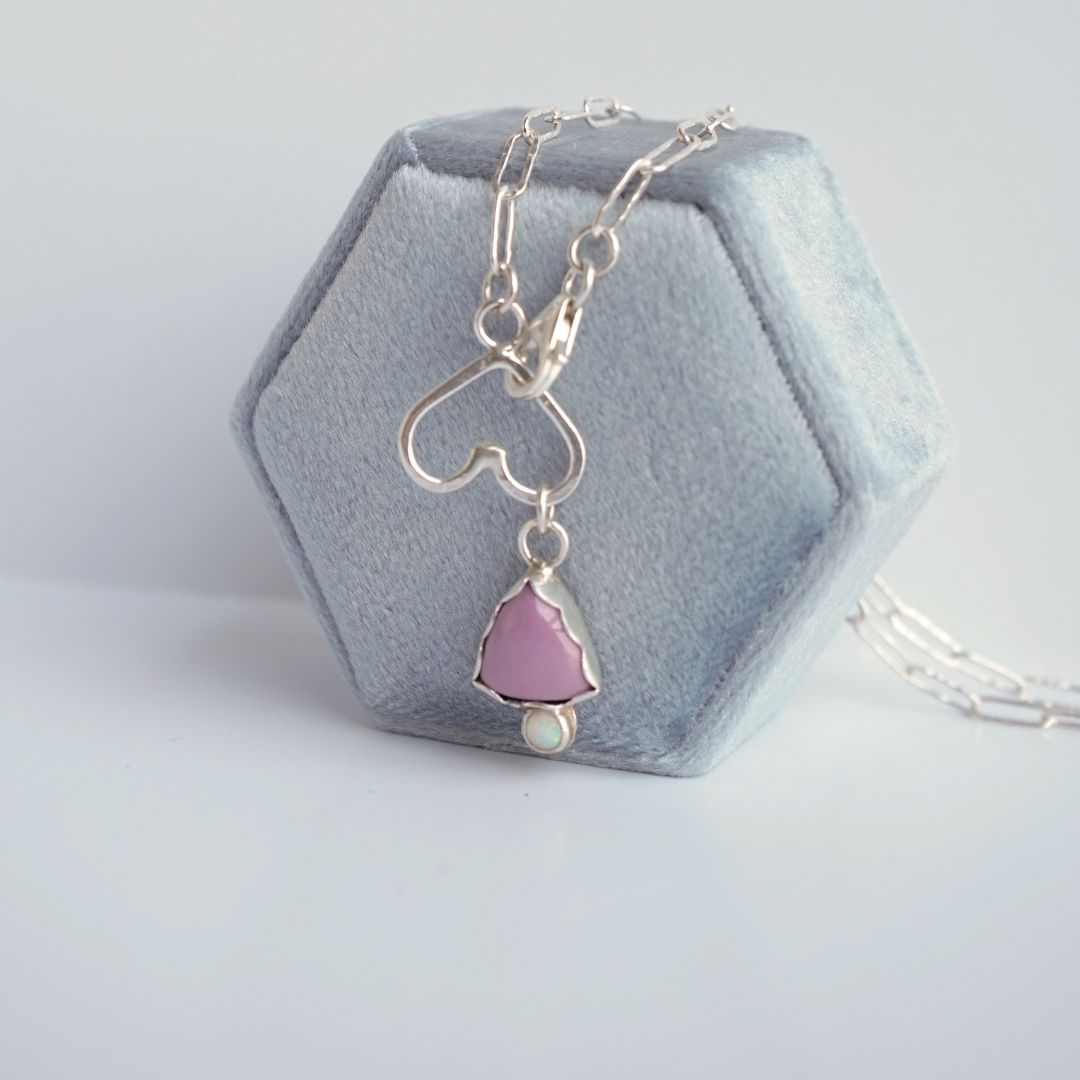 Silver Mushroom Necklace