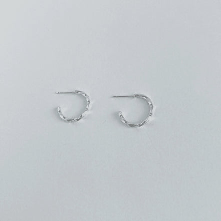 Twisted Hoop Earrings