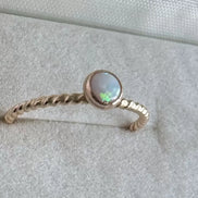 Twisted Opal Ring