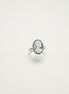 Blue& black cameos ring