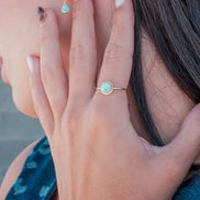 Vintage Aquamarine Ring