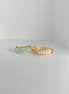 Wrapped c-zech glass rings