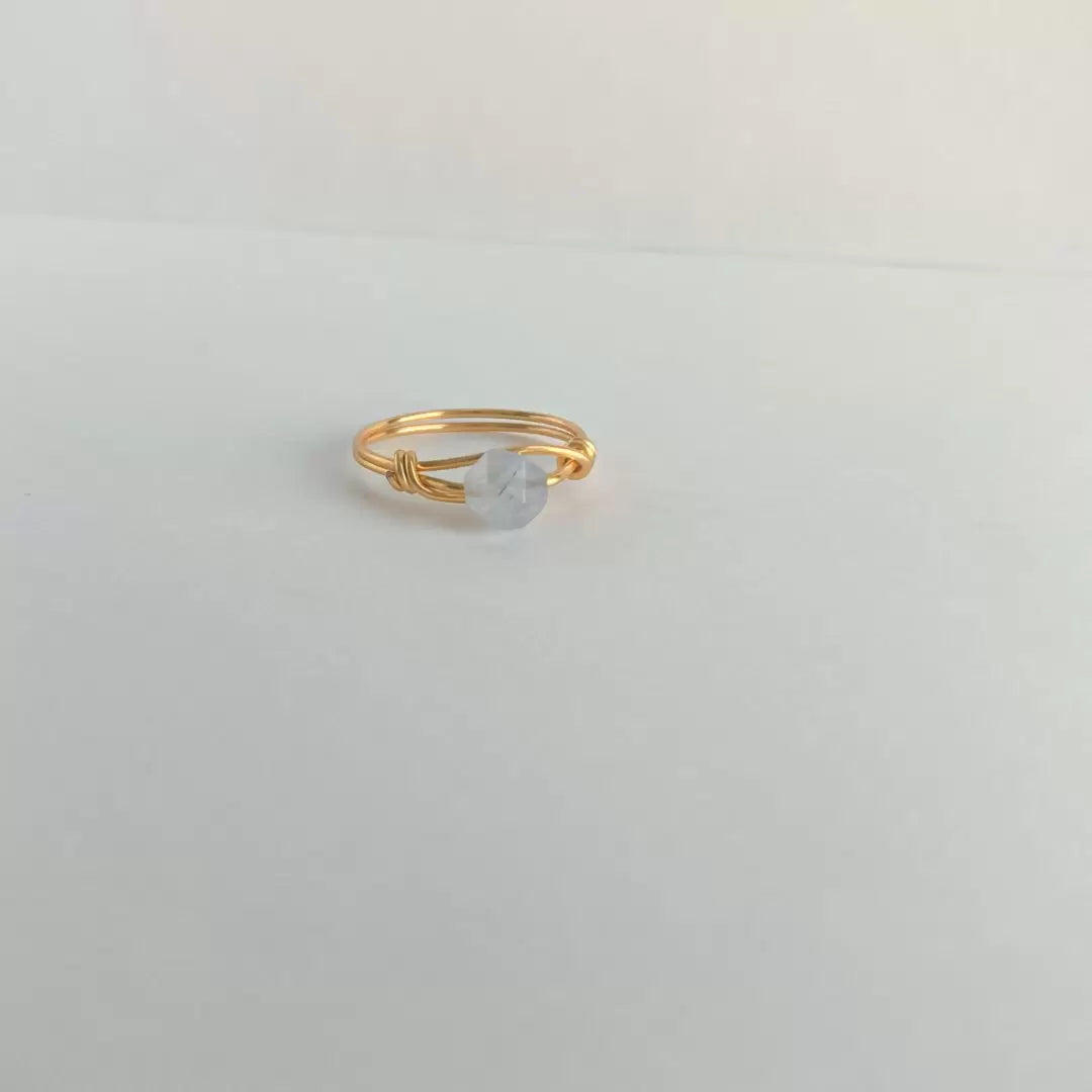 Wrapped Rings Small Quartz
