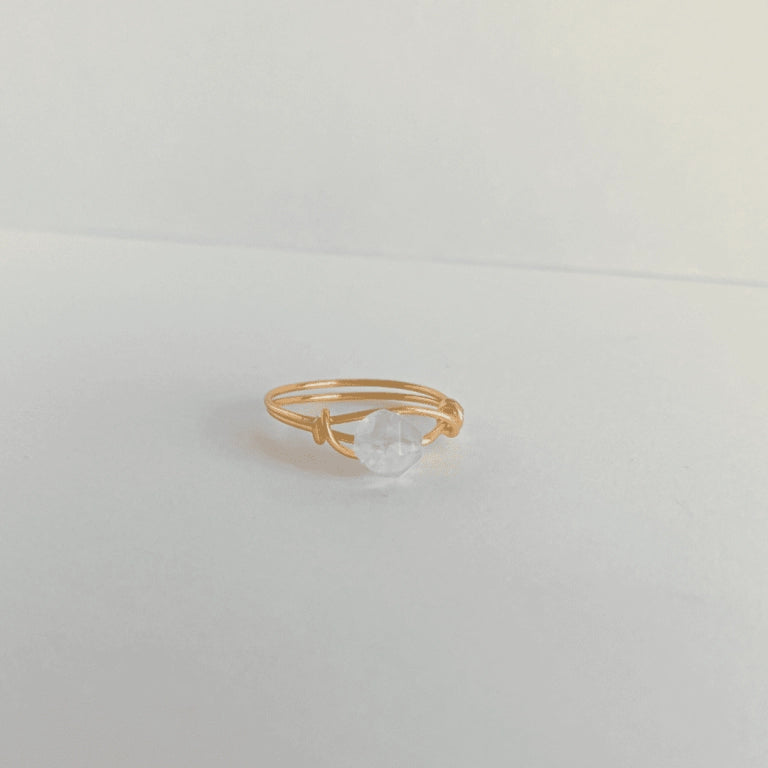 Wrapped Rings Small Quartz